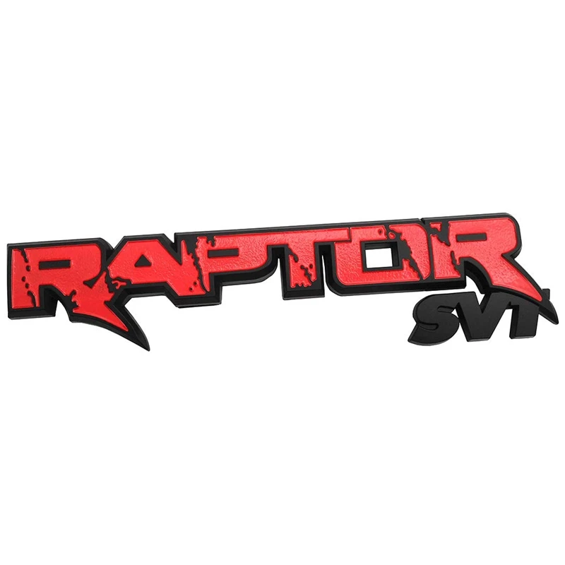 Автомобильные Задние Эмблемы для багажника Raptor SVT эмблема 3D логотип багажника Наклейка Замена наклейки для Ford F150 2009