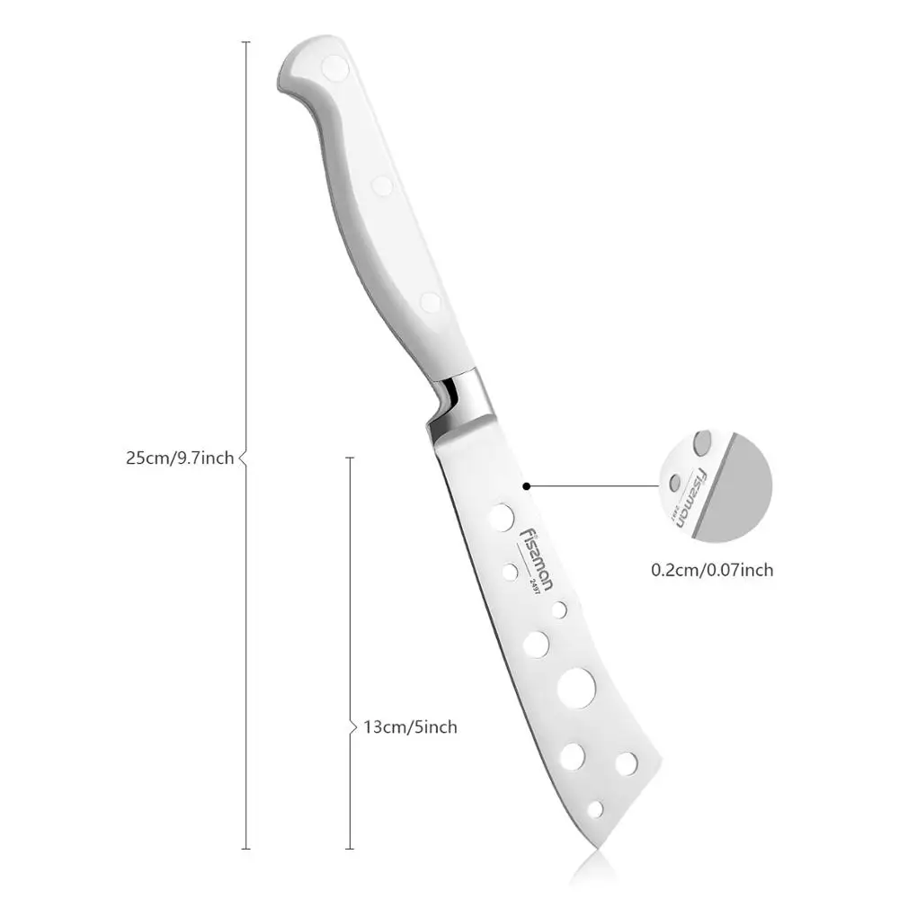 FISSMAN 5inch Cheese knife MONOGAMI Series Germen Steel Kitchen Knives