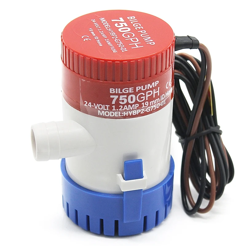 HOT-750Gph 12/24Vdc Трюмный насос с высоким потоком погружной используется в садовом доме Solar-24V