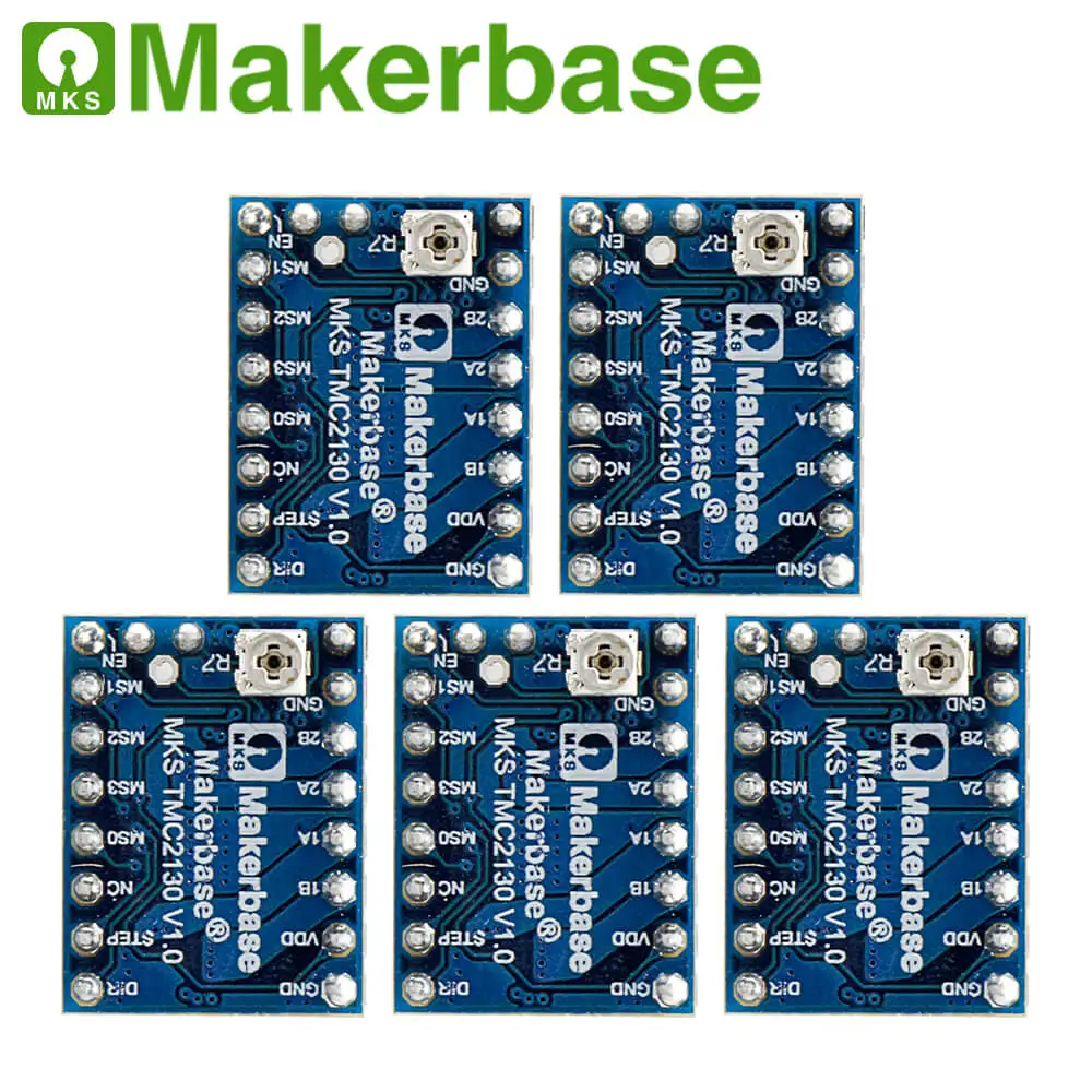 Makerbase MKS TMC2208 TMC2209 TMC2130 Драйвер шагового двигателя StepStick части 3d принтера SPI UART режим