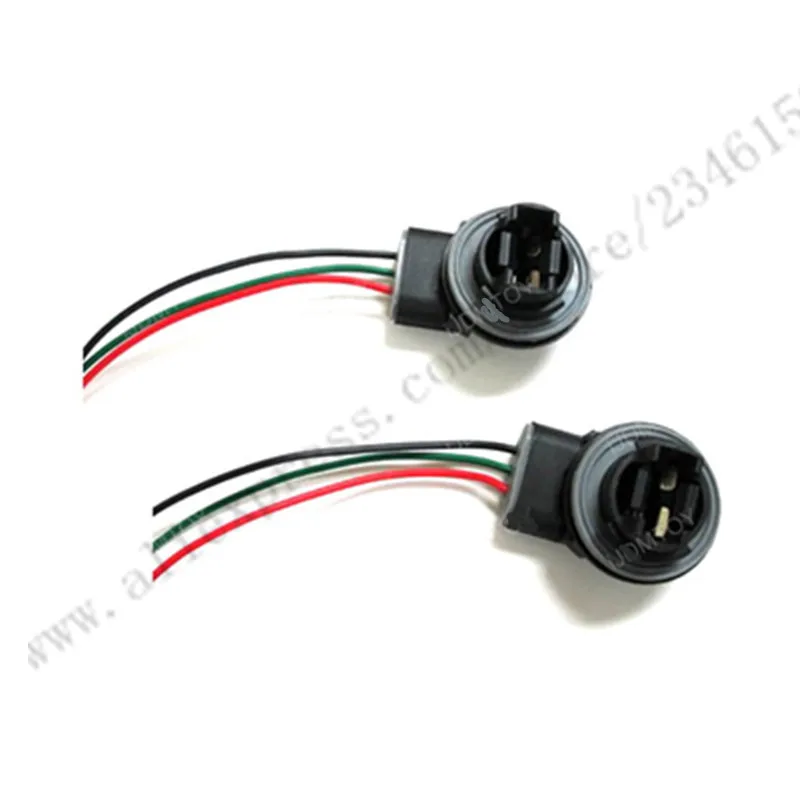 US Location 1156 Bulb Socket Holder Wire Harness P12W for Car Turn Signal Light