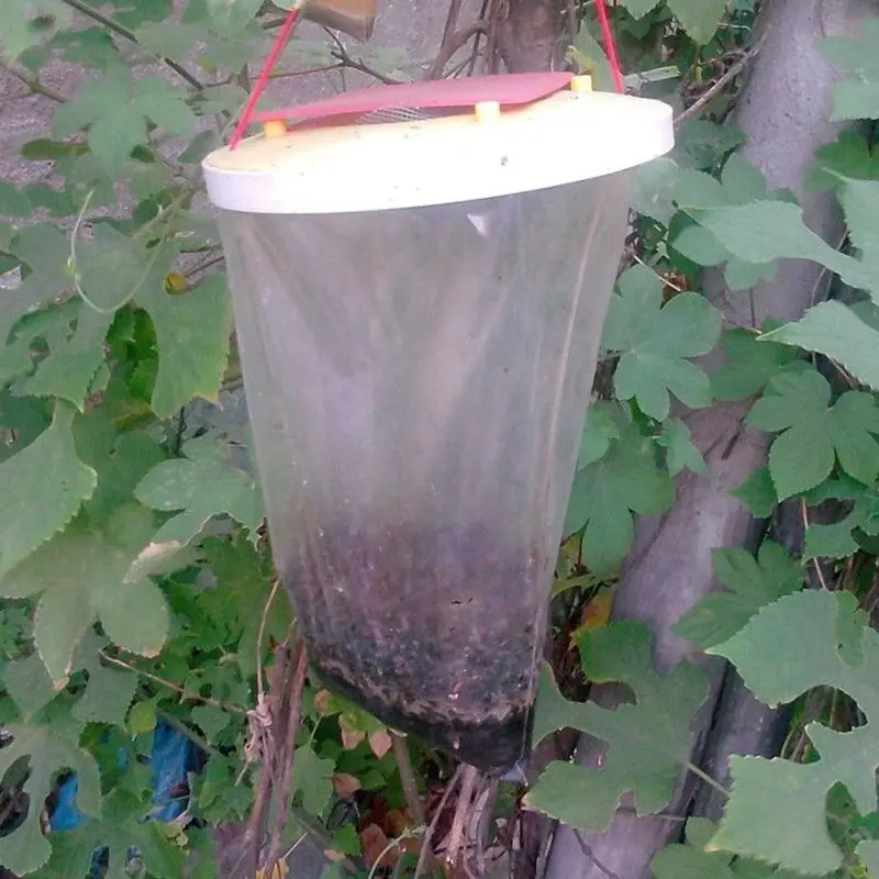 LIXF 2 шт. Летающий мешок ловушка красный топ Ловца убивает 20000 мух насекомых борьба с вредителями убийца