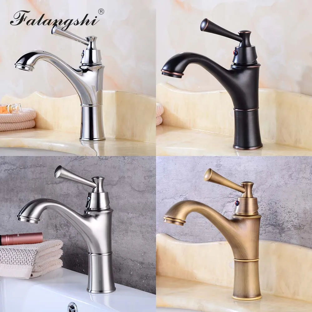 

Bathroom Faucet Basin Mixer Multiple Colors Copper Brass Bathroom Washbasin Taps Vessel Sink Mixer Tap Deck Mounted WB1122