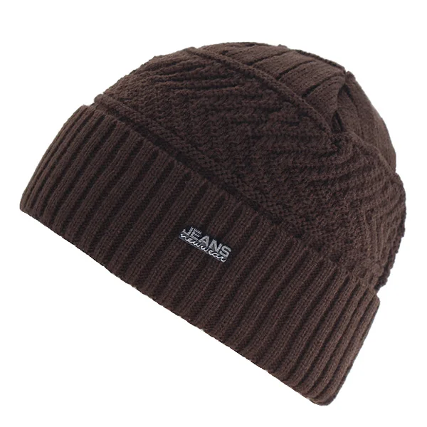 coffee Xlamulu брендовые джинсы Skullies Beanies зимние трикотажные изделия шапки для мужчин теплая шапочка Gorros шапка с буквенным принтом женская зимняя шапка - Цвет: coffee