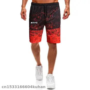 

2020 mens summer car short pants Casual short Drawstring Hip Hop Slim Workout Joggers racing Shorts