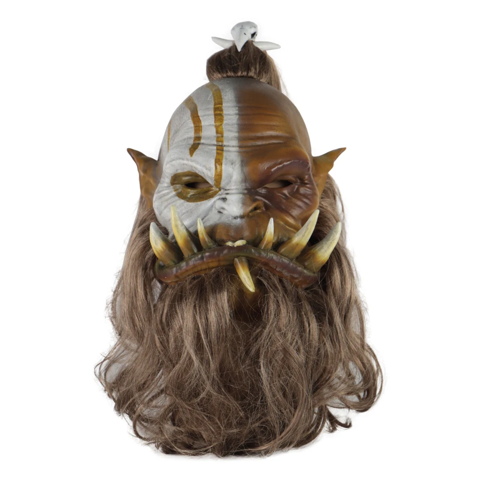 

2019 New World of Warcraft Mask Ogrim Doomhammer Latex Mask Cosplay Party Halloween Masks