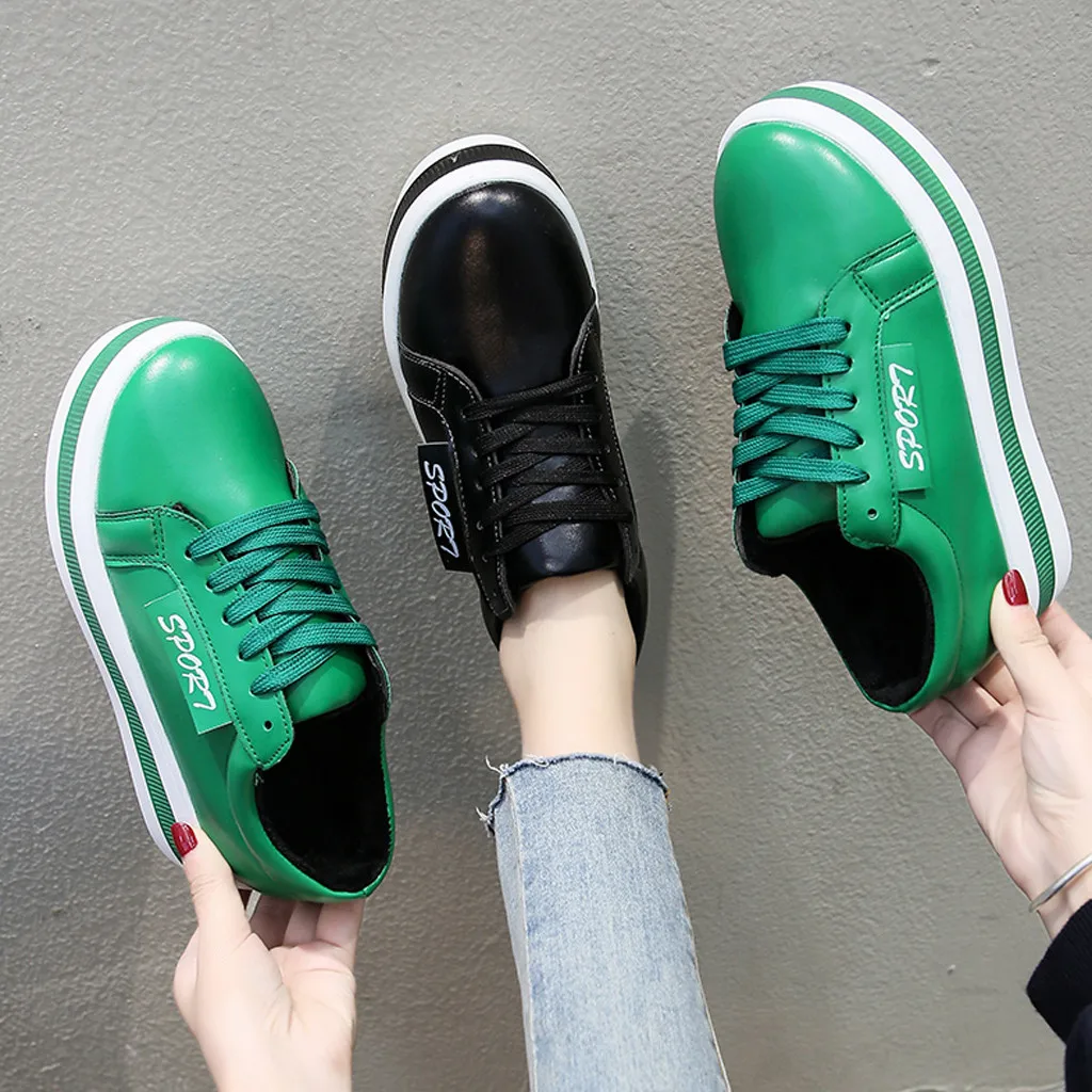 fashionable women sneakers women's shoes with platform casual sneakers sports platform sneakers women#A3