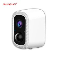 

Rankman WiFi IP Camera Security Wireless Waterproof Rechargeable battery Baby Pet Monitor Night Vision Garden Outdoor