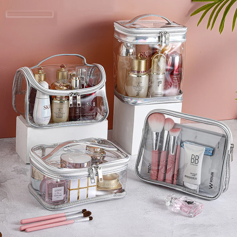 

Web Tote Vag Celebrity Cosmetics Personalized Packaging Solid Color Portable Large Capacity Ins Style Girls Travel Toiletry Bag