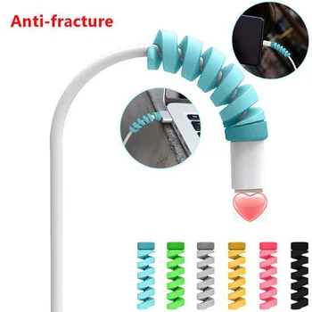 

2pcs Universal Protector Saver Cover for IPhone Samsung Computers Laptops Lightning Cables Mouse Cable USB Charger Cable Cord
