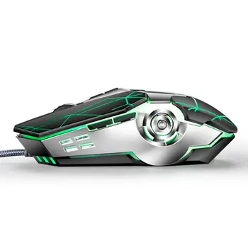 

USB Wired Gaming Mouse High Definition 4000DPI RGB LED Light Optical Corded Mice
