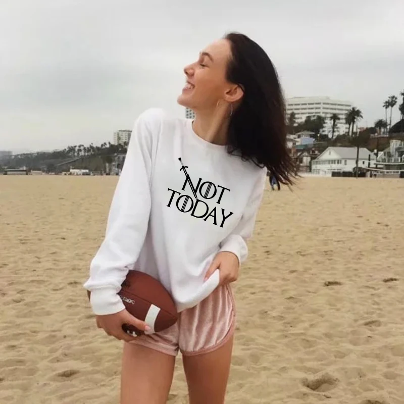 

Women Sweatshirt And Ladies Nottoday Printed Casual Pullovers Girls Long Sleeve Spring And Autumn
