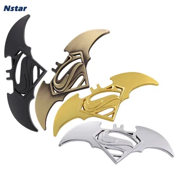 

Nstar 1pc Superman Alloy Emblem Car Batman Styling Side Wing Trunk Boot Badge Motorcycle Sticker Auto Part Decoration 074