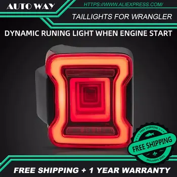 

Car Styling case for Jeep Wrangler 2018 2019 taillights LED Jeep Wrangler taillight TAIL Lights All LED Rear Lamp