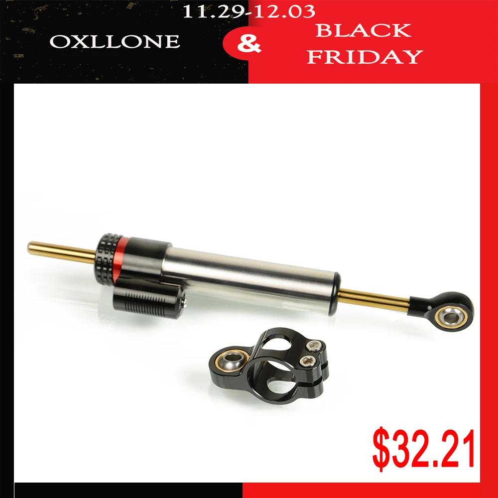 

CNC Aluminum Motorcycle Adjustable Steering Stabilizer Damper damping For Kawasaki ZL 600 ZRX1100 1200 ZX10R / RR / KRT ZX9 ZX9R