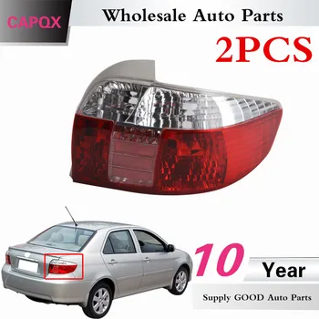 

CAPQX 2PCS Rear TailLight taillamp tail lamp rear light 81561-0D140 81551-0D140 FOR TOYOTA VIOS/SOLUNA VIOS AXP4# 2005 2006 2007