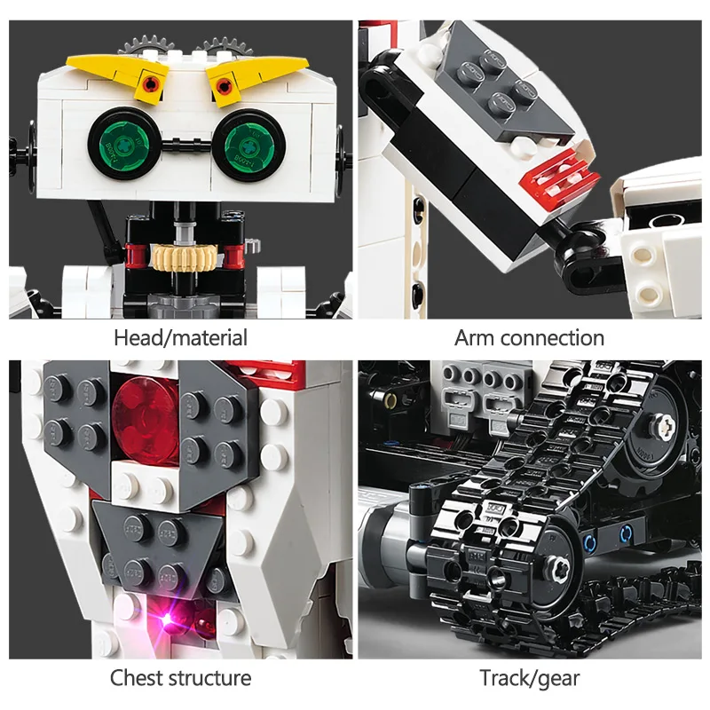 710 шт 2 в 1 RC Трансформация Робот строительные блоки креативная модель MOC
