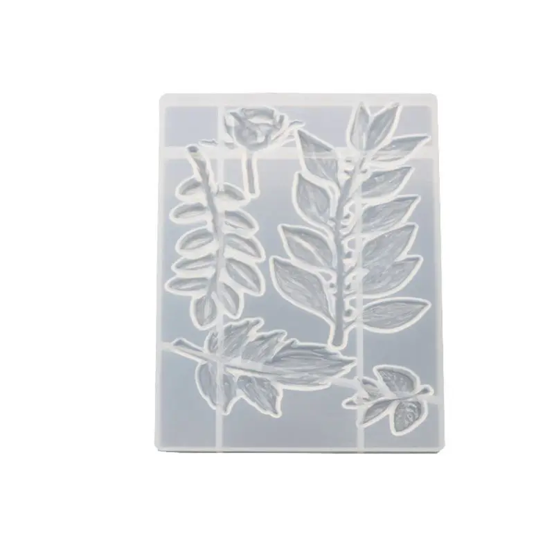 

Rose Flower Leaves Pendant Epoxy Resin Silicone Mold Jewelry Making Craft Tools