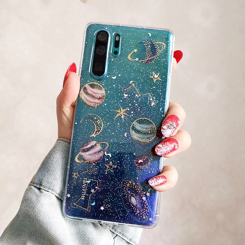 LOVECOM блестящий чехол для телефона huawei mate 30 Pro P30 Lite P20 Lite P20 Pro Чехол из мягкой эпоксидной смолы