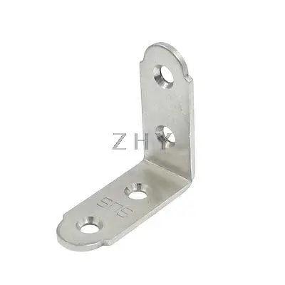 

40mm x 40mm Corner Brace Joint Right Angle Bracket Silver Tone