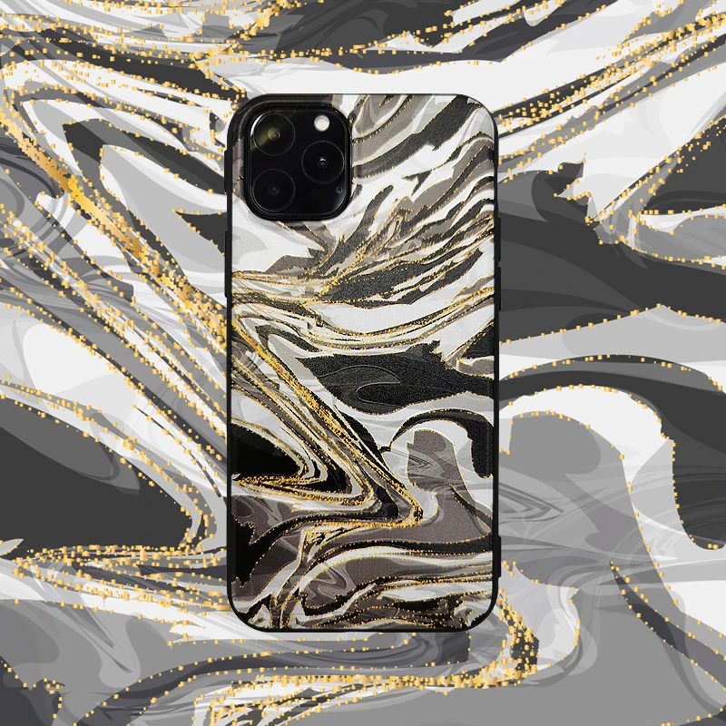 Модный градиентный мраморный чехол для телефона для iphone 11 Pro MAX X XR XS Max чехол для iphone 6 6S 7 8 Plus Матовый Мягкий ТПУ полное заднее покрытие