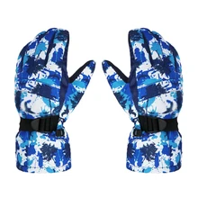 Лыжные перчатки водонепроницаемые теплые перчатки с сенсорным экраном для зимних видов спорта на открытом воздухе мужские и женские-выбор цветов и размеров