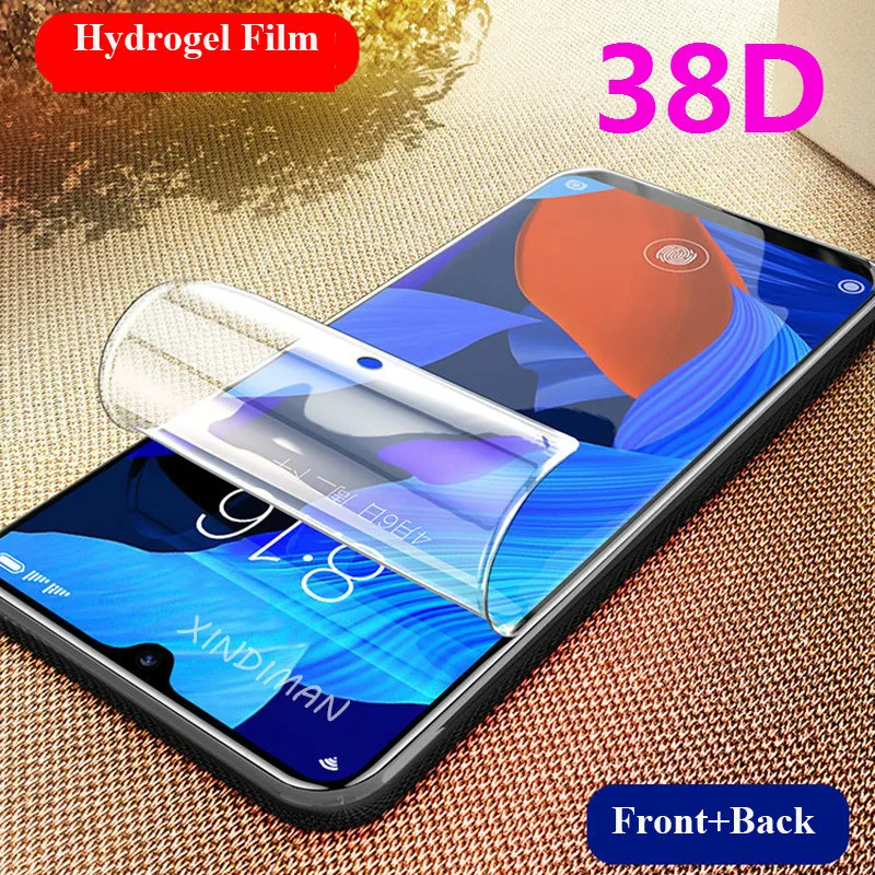 

XINDIMAN 2019 NEW 38D Hydrogel film for huaweiNova5 5i Front+Back Screen protector for huawei Nova5pro Nova5ipro Protective Film