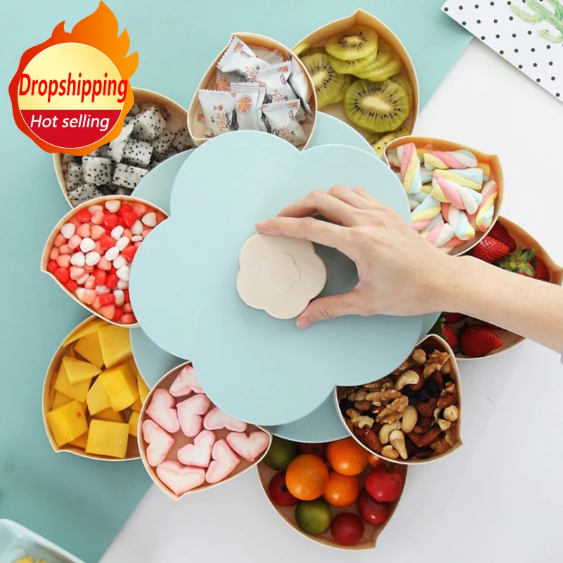 2020 Enjoy Life Bloom коробка для закусок цветочный дизайн конфетные коробки хранения