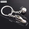 Fashion football Metal Keychain men gift Key chain Soccer Shoes and Football Car Key Ring Gift party Keychains Jewelry ► Photo 3/6