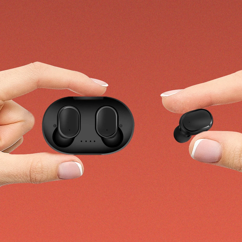 Универсальная A6S Bluetooth беспроводная гарнитура наушники 5,0 TWS наушники с шумоподавлением Микрофон для Xiaomi iPhone huawei samsung