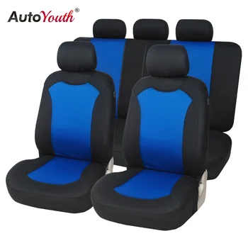 

AUTOYOUTH New Car Seat Cover Jacquard Fabric 3 colors Universal Seat Covers Car Seat Protector Interior Accessories Car Styling