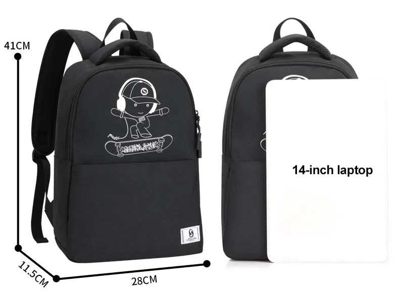 Новые Дети Мальчики Школа Рюкзак для начальной школы водостойкий прочный рюкзак для учеников начальной школы черные школьные сумки