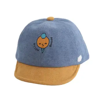 

1-10T Kids Autumn Hat Baby Girl Boy Cute Soft Baseball Cap Breathable Cartoon Pattern Visors Hats New