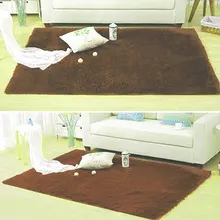 Ковер, коврик для гостиной, супер мягкий, модный, удобный, длинный ворс, полиэстер, 40*60 см, противоскользящий, для спальни