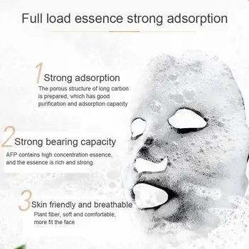 

1/10pcs *moisturizing bubble mask Clean bubble mask 10 bamboo pieces mask moisturizing charcoal of black T5U1