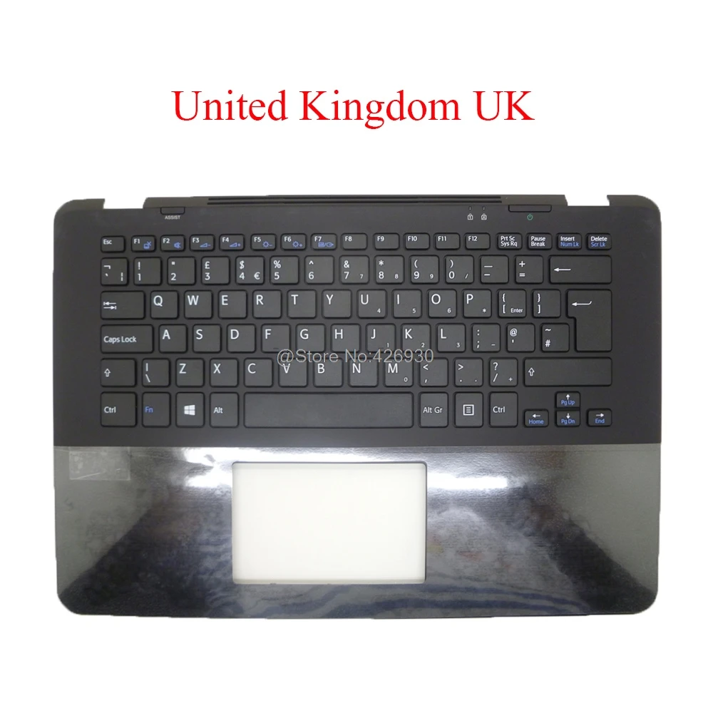 Ноутбук Palmrest UK BE FR PO SP IT клавиатура для SONY VAIO SVF14A SVF14A15ST SVF14A1C5E SVF14A1M2E SVF14A1S9R 5JGD5PHN050 |