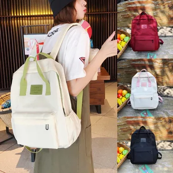 

Hot Sale Fashion Student School Women Oxford Waterproof Backpack Large Capacity sac a dos Bag Package Shoulder Bag mochilas #C8