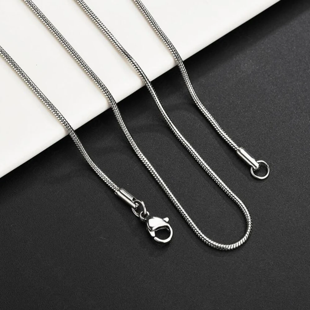 ◇Hei◇ essential cubic snake chain necklace [正規品/関税込] Stainless Steel 6 Snake Chain | 5mm Men Necklace Snake Chain