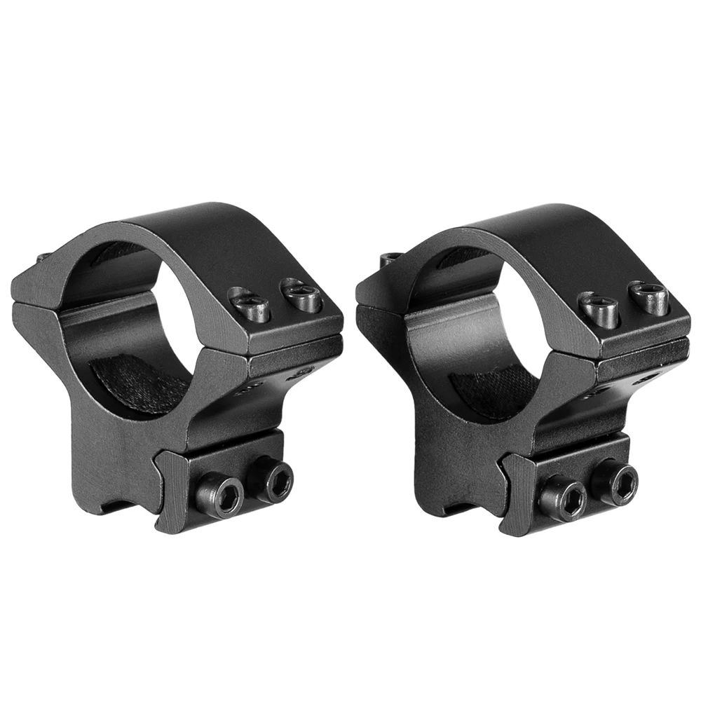 2PCS Rifle Scope Ring Mount 25.4mm/30mm 11mm/20mm Picatinny Dovetail Rail Hunting