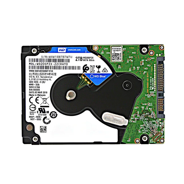 Wd 2Tb Lptop Hrde Schijf Bluw Disk Computer Interne Hdd Hd Hrddisk St Iii 128Mb Cche 5400 Rpm 2.5 "Voor Notebook PS4|Internl Hrd Drives|  -2