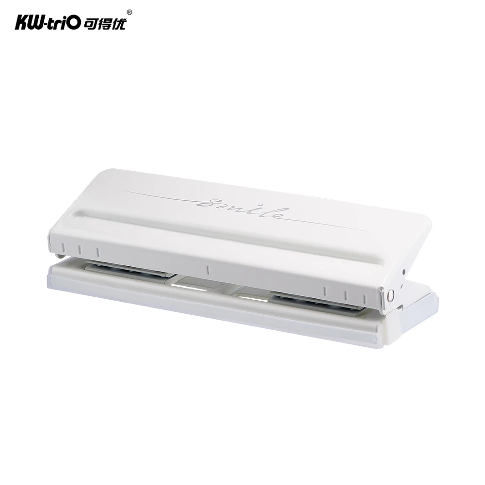 KW-triO 2-Hole Paper Punch Adjustable Hole 70mm/80mm 70 Sheet Capacity 6mm  for A4/