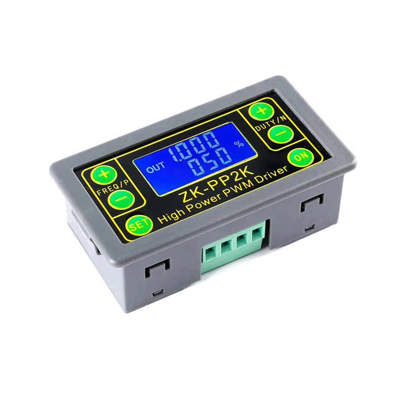 ZK-PP2K PWM DC 3.3~30V 12V 24V Motor Speed Controller regulator 8A 150W Adjustable LED Dimmer Pulse Frequency Duty Ratio dc motor speed controller motor speed controller electric motor speed controller