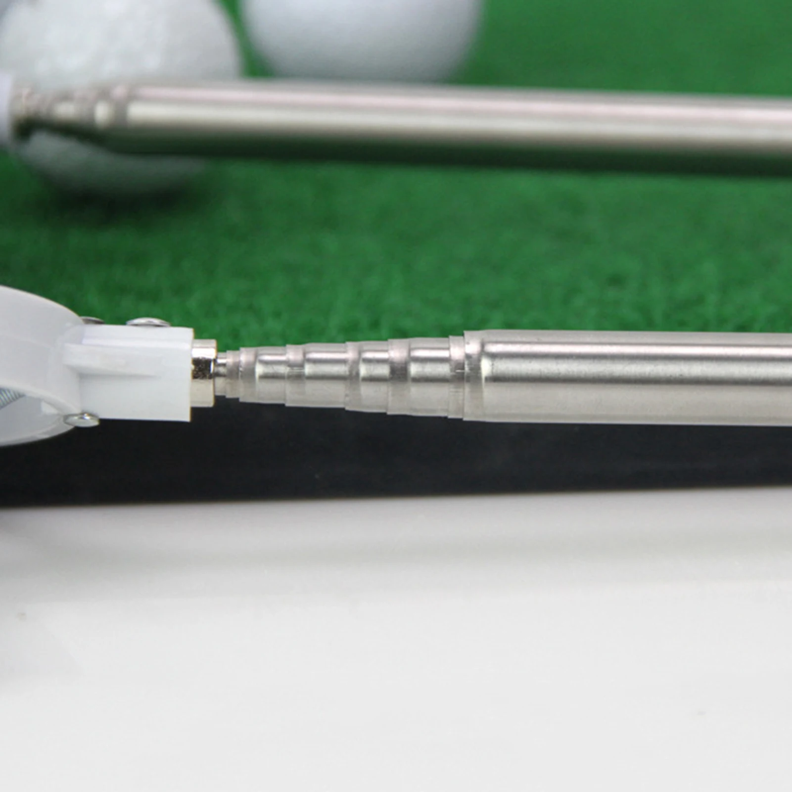 Stainless Steel Telescopic Golf Ball Retriever Retracted Pick up Scoop Picker 4