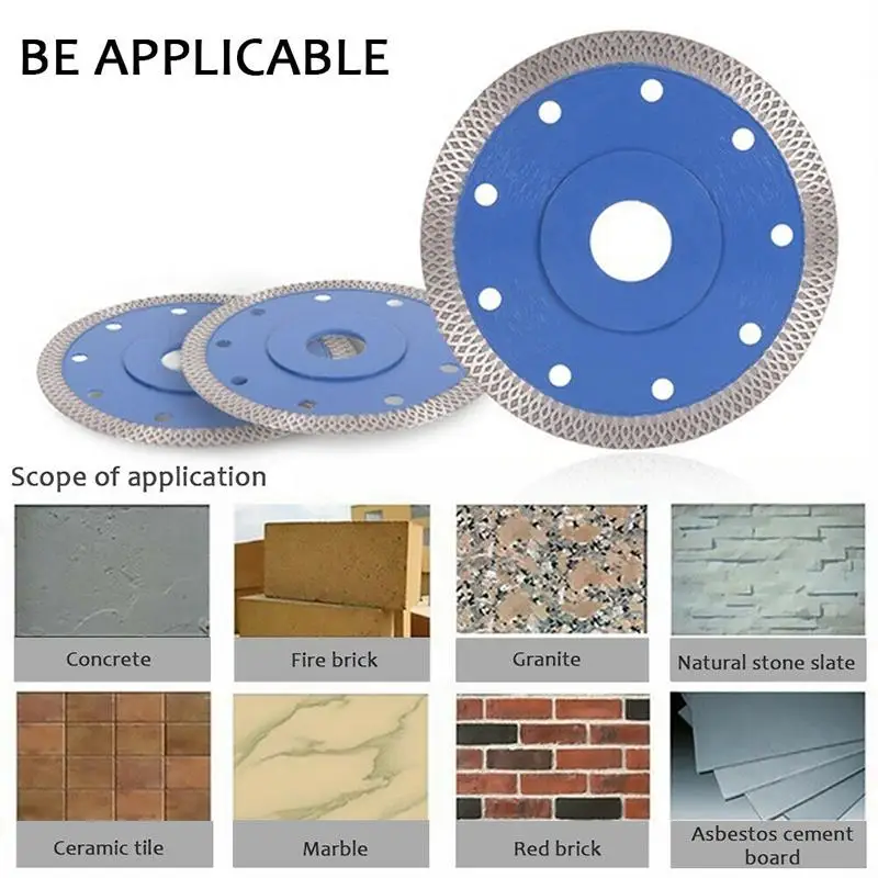 Лезвие для алмазной пилы Turbo диск фарфоровой плитки керамики гранита мрамора