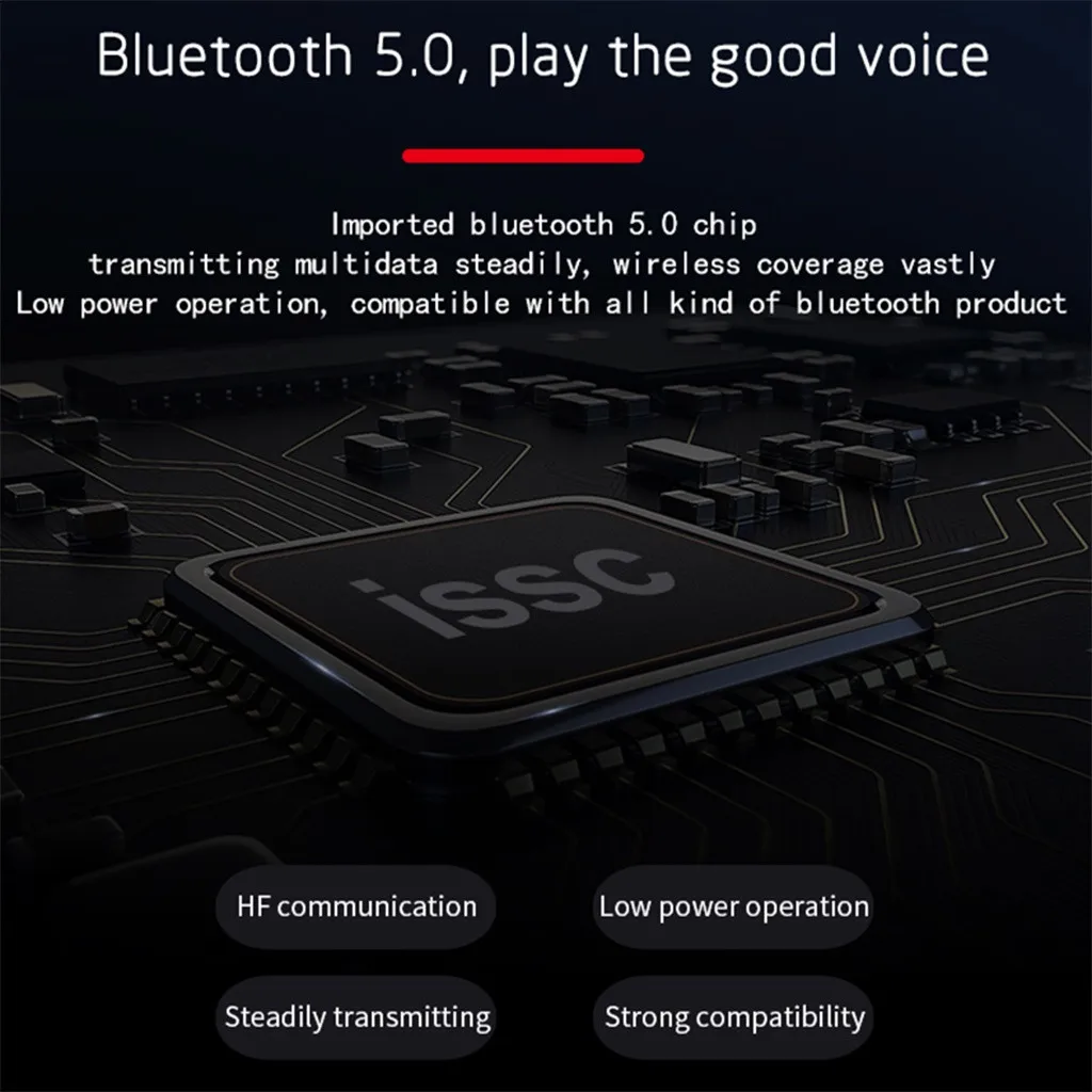 VOBERRY Мини Bluetooth 5,0 беспроводная гарнитура TWS бинауральная стереогарнитура Hifi гарнитура для движения уха Водонепроницаемая 719#2