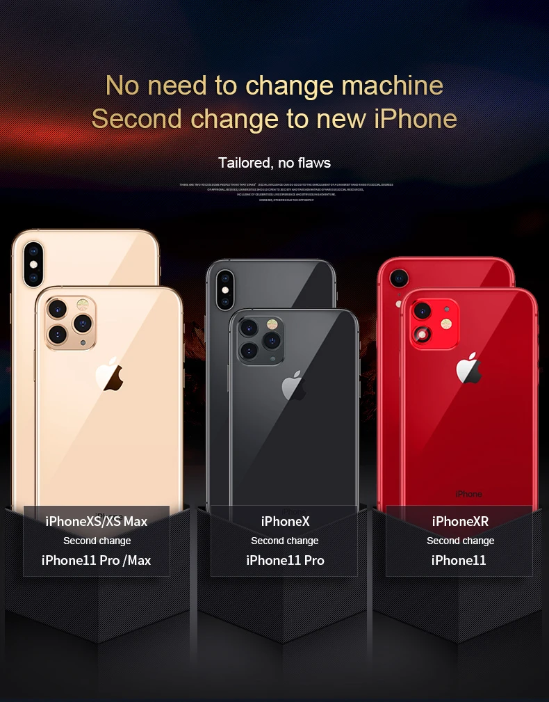 Роскошный Металлический объектив для камеры, сменный для iPhone 11 Pro Max, Защитное стекло для iPhone X XS MAX, наклейка, поддельная камера