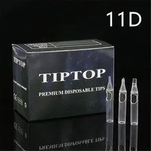 50 шт 11D TIPTOP Премиум одноразовые наконечники стерильные Ассорти пластиковые одноразовые татуировки Советы для насадки для тату Иглы для татуировки