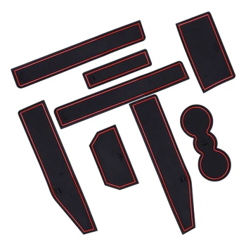 

8pcs Gate Slot Door Groove Cup Mat Pad Non-slip Fit For Land Rover Range Rover Evoque 2019 2018 2017 2016 2015 2014 2013 2012