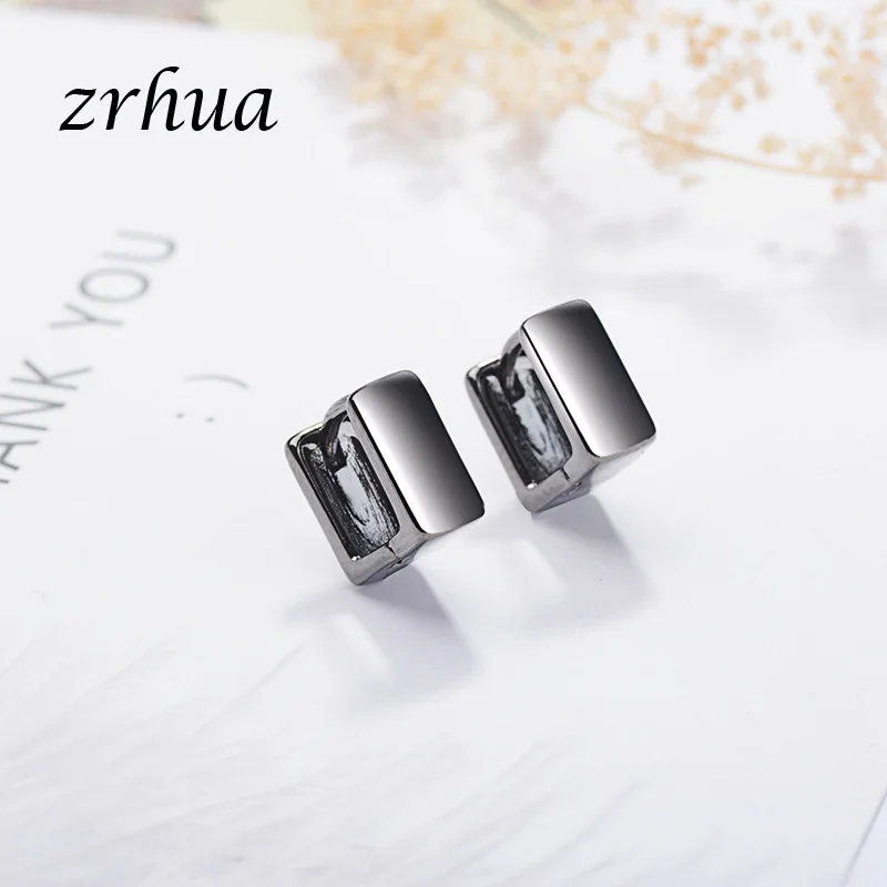 Новое высокое качество 925 пробы серебро Простые Модные круглые серьги-кольца для Изящные женские ювелирные изделия геометрический Brincos, можно носить с аксессуар