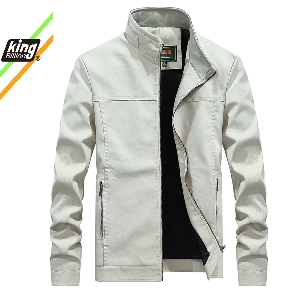 2020 nuevo de alta calidad chaqueta de los hombres de la calle cazadora Retro chaqueta de cuero de los hombres de ropa gruesa chaqueta de los hombres de PU felpa Casual chaqueta